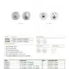 Zoo Hardware Turn and HEX Release with Indicator on 52mm rose- Push On Cover - 5mm spindle - Grade 304 ZCS004ISS-HEX