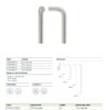 Zoo Hardware 19mm X 300mm Back To Back Pull Handle Set (With Grub Screws)- Rosso - PVD Bronze ZCSD300-GS-PVDBZ