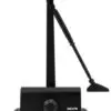 Zoo Hardware Size 3 Door Closer - Black - Complete with Fig 66 Bracket ZDC003-BLK