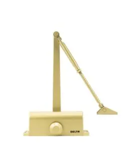 Zoo Hardware Size 3 Door Closer - Gold - Complete with Fig 66 Bracket ZDC003-GE