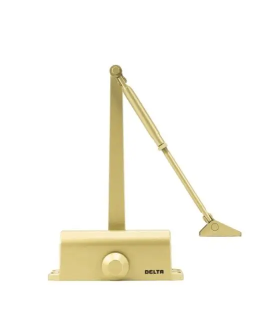 Zoo Hardware Size 3 Door Closer - Gold - Complete with Fig 66 Bracket ZDC003-GE