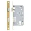 Zoo Hardware Mortice Escape Sashlock - 72mm Centres, 60mm Backset - Square Forend, Satin Brass ZDL7260ESC-S-PVDSB