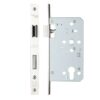 Zoo Hardware ZDL7260ESC-PCW DIN Escape Sashlock- 72mm c/c 1 Pc Forend Square Powder Coated White
