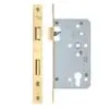 Zoo Hardware ZDL7260ESC-PVDSB DIN Escape Sashlock- 72mm c/c 1 Pc Forend Square PVD Satin Brass