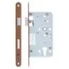 Zoo Hardware Mortice Escape Sashlock - 72mm Centres, 60mm Backset - Radius Forend, Satin Bronze ZDL7260ESC-R-PVDBZ