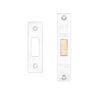 Zoo Hardware FB1 London Fire Brigade Lock Square Forend and Strike, c/w Escutcheons CE/UKCA/CERTIFIRE Satin Stainless Steel