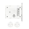 Zoo Hardware FB2 London Fire Brigade Lock Radiused Forend and Strike, c/w Escutcheons CE/UKCA/CERTIFIRE Satin Stainless Steel