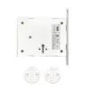 Zoo Hardware FB2 London Fire Brigade Lock Square Forend and Strike, c/w Escutcheons CE/UKCA/CERTIFIRE Satin Stainless Steel