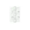Zoo Hardware Door Hinges Stainless Steel Ball Bearing Grade 7 Certifire UKCA/CE 76mm Powder Coat White
