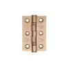 Zoo Hardware Door Hinges Stainless Steel Ball Bearing Grade 7 Certifire UKCA/CE 76mm Tuscan Rose Gold