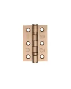 Zoo Hardware Door Hinges Stainless Steel Ball Bearing Grade 7 Certifire UKCA/CE 76mm Tuscan Rose Gold