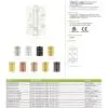 Zoo Hardware Door Hinges Stainless Steel Ball Bearing Grade 7 Certifire UKCA/CE 76mm PVD Satin Brass
