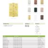 Zoo Hardware ZHSS232-PVDSB Hinges - Ball Bearing 76mm x 50mm x 2mm Square Corner -PVD Satin Brass