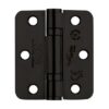 Zoo Hardware ZHSS7667S-MB Grade 11 Hinges - Ball Bearing 76mm x 67mm x 2.5mm Square Corner - Powder Coated Black