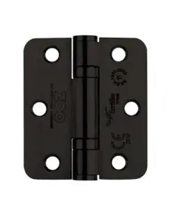 Zoo Hardware ZHSS7667S-MB Grade 11 Hinges - Ball Bearing 76mm x 67mm x 2.5mm Square Corner - Powder Coated Black