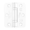 Zoo Hardware ZHSS7667R-PCW Grade 11 Hinges - Ball Bearing 76mm x 67mm x 2.5mm Radius Corner - Powder Coated White