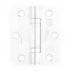 Zoo Hardware ZHSS7667R-PCW Grade 11 Hinges - Ball Bearing 76mm x 67mm x 2.5mm Radius Corner - Powder Coated White