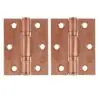 Zoo Hardware ZHSS7667S-PVDBZ Grade 11 Hinges - Ball Bearing 76mm x 67mm x 2.5mm Square Corner - PVD Bronze