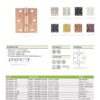 Zoo Hardware ZHSS7667S-ETB Grade 11 Hinges - Ball Bearing 76mm x 67mm x 2.5mm Square Corner - Etna Bronze