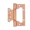 Zoo Hardware Flush / Interleaf Hinge Pair - CE/UKCA - Grade 11 - Brushed Bronze PVD ZHSSFH-243S-PVDBZ