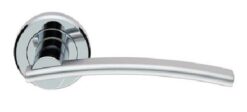 CARLISLE BRASS - ZIN3129PC-SC SEROZZETTA CUMULUS LEVER ON ROUND ROSE CONCEALED FIX