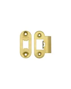 Zoo Hardware ZLAP01-PVDSB Spare Sq.Acc Pk for Heavy Duty Tubular Latch - PVD Satin Brass