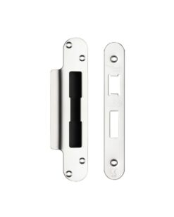 Zoo Hardware ZLAP10R-PCW Spare Radius Acc Pk for UK Sashlock - Contains Forend, Strike & Screws - Powder Coated White