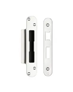 Zoo Hardware ZLAP10R-PCB Spare Radius Acc Pk for UK Sashlock - Contains Forend, Strike & Screws - Powder Coated Black