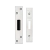 Zoo Hardware ZLAP11-PCB Spare Sq. Acc Pk for UK Deadlock - Contains Forend, Strike & Screws - Powder Coated Black