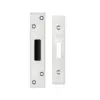 Zoo Hardware ZLAP11-PCB Spare Sq. Acc Pk for UK Deadlock - Contains Forend, Strike & Screws - Powder Coated Black
