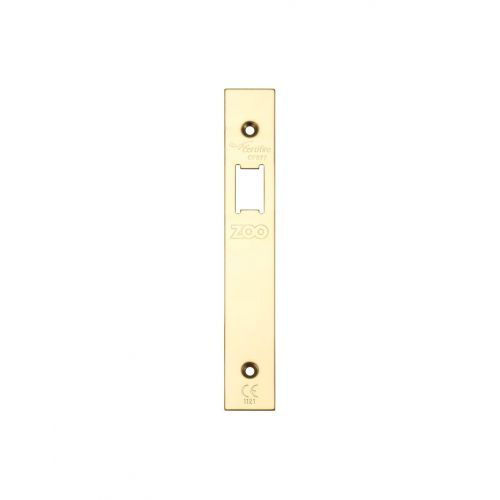 Zoo Hardware ZLAP12-TRG Spare Sq. Acc Pk for UK Upright Latch - Contains Forend, Strike & Screws - Tuscan Rose Gold