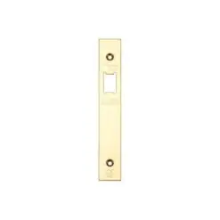 Zoo Hardware ZLAP12-PCW Spare Sq.Acc Pk for UK Upright Latch - Contains Forend, Strike & Screws - Powder Coated White