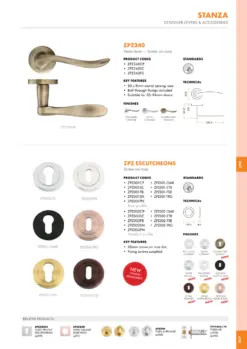 Zoo Hardware ZPZ002-FSB Escutcheon Standard Profile (50mm Dia.) Pvd Satin Brass
