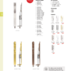 Zoo Hardware ZAS03R-PVDSB Door Handle Action Flush Bolt - Radius 20 x 200mm - PVD Satin Brass