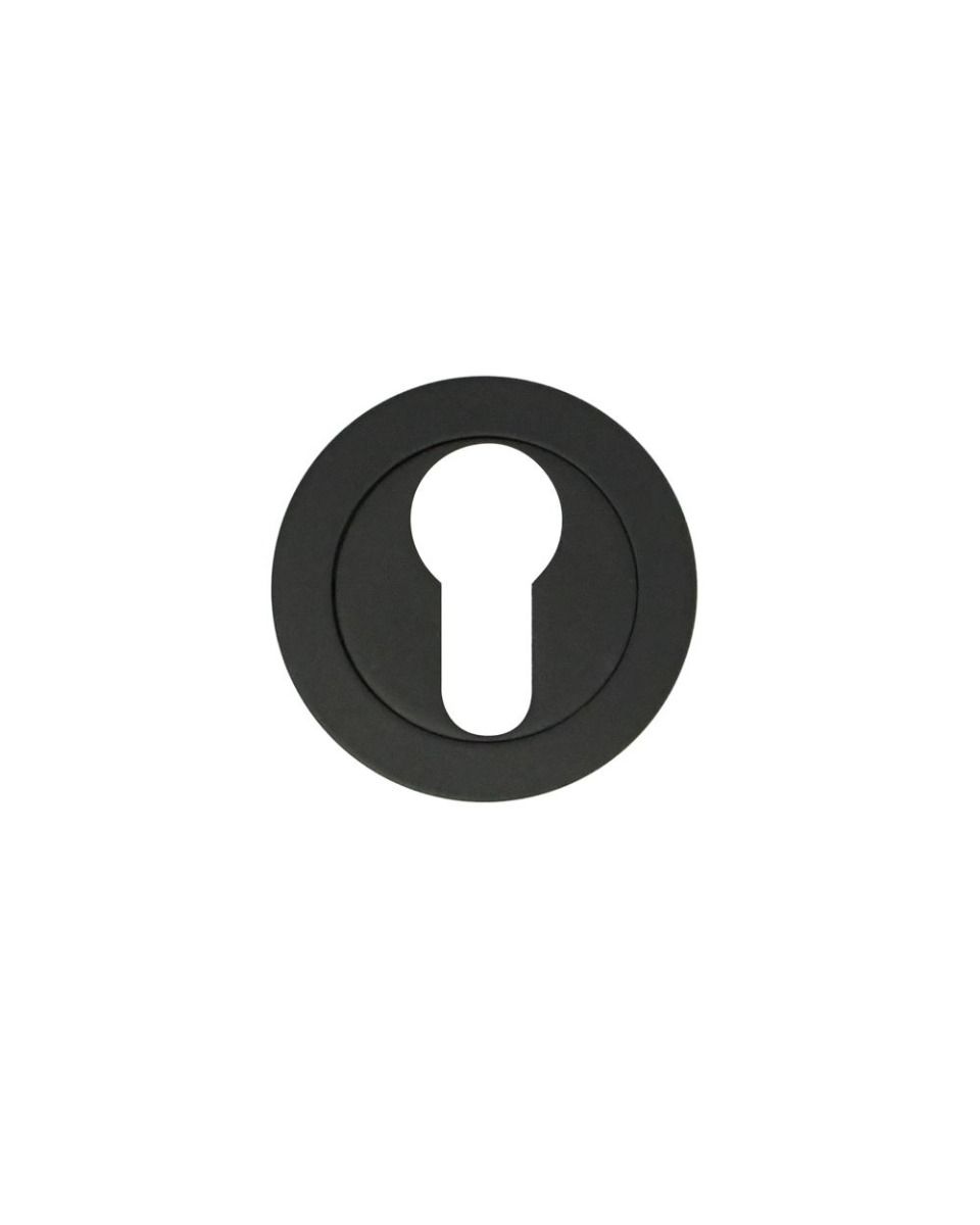 Zoo Hardware ZPA001-MB Escutcheon Euro Profile (50mm Dia.) Black