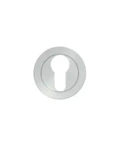 Zoo Hardware ZPA001-SC Escutcheon Euro Profile (50mm Dia.) Satin Chrome
