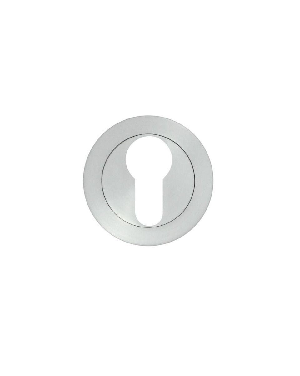 Zoo Hardware ZPA001-SC Escutcheon Euro Profile (50mm Dia.) Satin Chrome