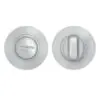 Zoo Hardware ZPA004-SC Turn & Release on Round Rose Satin Chrome