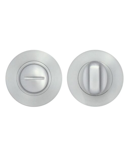 Zoo Hardware ZPA004-SC Turn & Release on Round Rose Satin Chrome