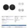 Zoo Hardware ZPA004-MB Turn & Release on Round Rose Black