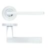 Zoo Hardware ZPA010-CP Leon Door Handle on Rose Polished Chrome