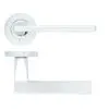 Zoo Hardware ZPA010-CP Leon Door Handle on Rose Polished Chrome