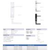 Zoo Hardware ZPA011-SC Leon Door Handle on Lock Backplate Satin Chrome