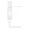 Zoo Hardware ZPA011EP-CP Leon Door Handle on Euro Backplate Polished Chrome