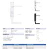 Zoo Hardware ZPA013-CP Leon Door Handle on Bathroom Backplate Polished Chrome