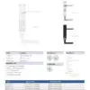 Zoo Hardware ZPA013-CP Leon Door Handle on Bathroom Backplate Polished Chrome