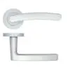Zoo Hardware ZPA020-SC Santiago Door Handle on Rose Satin Chrome