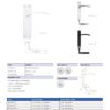 Zoo Hardware ZPA032-SC Toledo Door Handle on Latch Backplate Satin Chrome