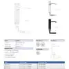 Zoo Hardware ZPA032-SC Toledo Door Handle on Latch Backplate Satin Chrome