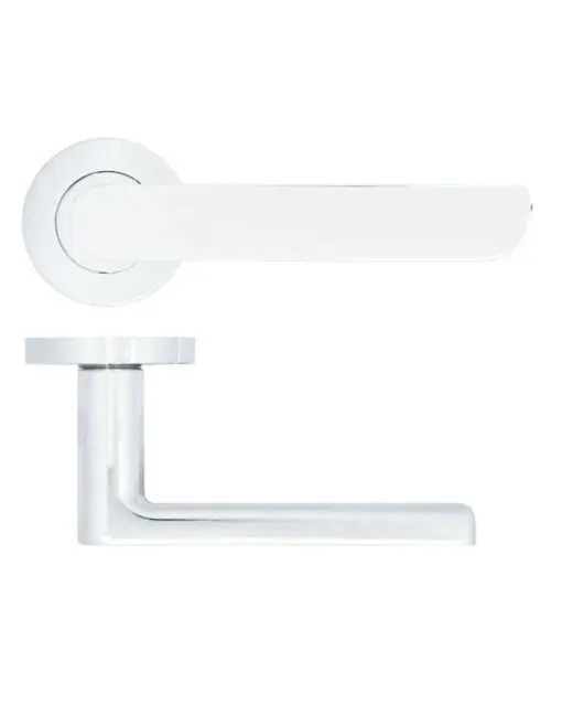 Zoo Hardware ZPA040-CP Valencia Door Handle on Rose Polished Chrome